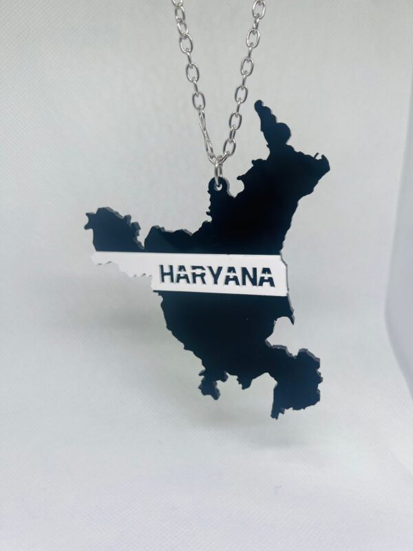 Haryana Map Car Hanging